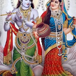 Wallpics White & Blue Religious Wall Poster-image-114