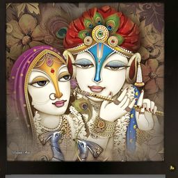 PnF Brown & White Wooden Religious Painting Wall Art-image-100