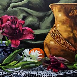 PnF Black & Green Wooden Floral and Botanical Wall Art-image-52