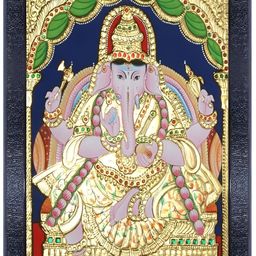 PnF Black & Green Wooden Religious Wall Painting-image-99