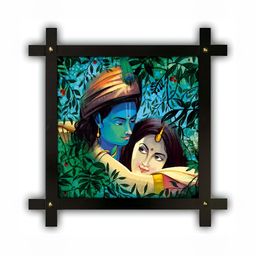 PnF Green & Blue Religious Wooden Paintings Wall Art-image-82