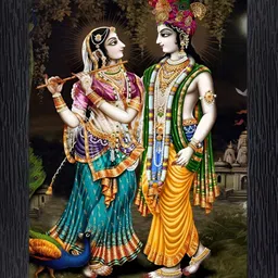 PnF Black & Green Wooden Religious Wall Painting-picture-4