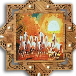 PnF Brown & Orange Wooden Wall Art-image-38