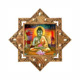 PnF Brown & Red Wooden Religious Wall Painting-image-26