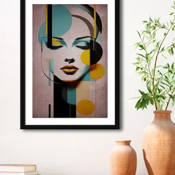 999Store Brown & Black Painting Framed Wall Art-image-42