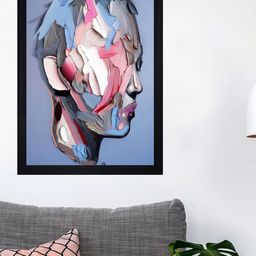 Gallery99 Blue & Pink Joseph Lee Textured Framed Wall Art-image-74