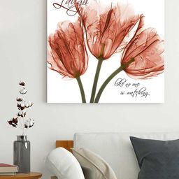 Art Street White & Red Painted Wall Art-picture-26