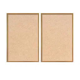 999Store Set Of 2 Multi-Colored Abstract Painting Frame Wall Art image 3