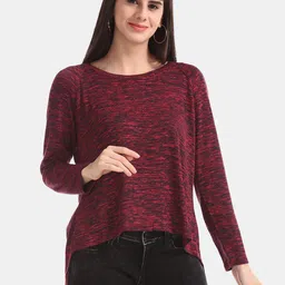 U.S. Polo Assn. Women Women Maroon Striped Top-14