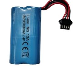 kp original battery KP- 7.4V 2000mAh 2S Li-ion JST SM 4 pin Connector Rechargeable Battery 2000 mah for DIY Projects, Toys, Robotics image 3