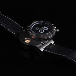 Drumstone 15 𝙔𝙀𝘼𝙍𝙎 𝙒𝘼𝙍𝙍𝘼𝙉𝙏𝙔 2-in-1 Stylish Watch with Rechargeable Windproof USB Cigarette Lighter Flameless Fire for Daily Uses image 5
