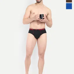 KANSAL Pack Of 3 Low_Rise Cotton Basic Briefs 1.CUT_1062_P3_BrBMst-picture-16