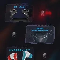 NOISE MVP 102 Truly Wireless Bluetooth Earbuds with Dual Pairing - Onyx Black image 2