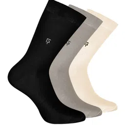 FOOTPRINTS Men Pack of 3 Solid Calf Length Organic Cotton & Bamboo Socks-31