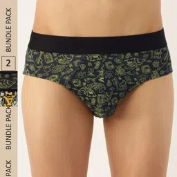 Chromozome Men Pack of 2 Ultra Premium Micro Modal Printed Briefs 8902733640787-picture-51