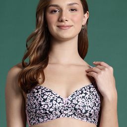 DressBerry Abstract Full Coverage Lightly Padded Bra-6
