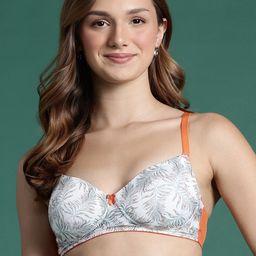 DressBerry Floral Full Coverage Lightly Padded Bra-56