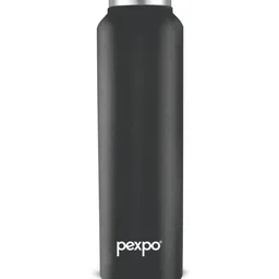 Pexpo Black & Silver toned Stainless Steel Leak Proof Water Bottle 1 Ltr-image-70