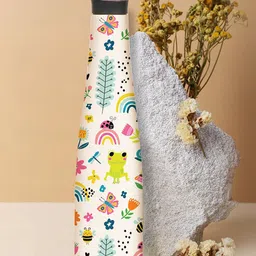 The Better Home White & Green Printed Stainless Steel Water Bottle 500 ml-4
