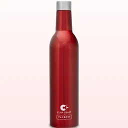 CLAY CRAFT Maroon Stainless Steel Double Wall Vacuum Water Bottle 1L-image-96