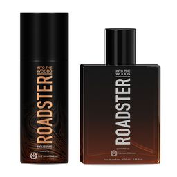Roadster Men Into The Woods Eau De Parfum 100ml & Deodorant Body Spray 120g-46