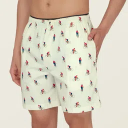 XYXX Men White Printed Pure Cotton Anti-Bacterial Boxers XYBOX53-image-96
