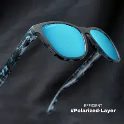 Eyewearlabs Lens & Wayfarer Sunglasses With Polarised Lens CBlueGoblinSC2EL1136 image 5