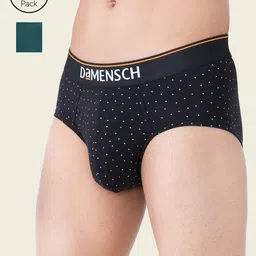 DAMENSCH Men Pack Of 2 Deodorizing Basic Briefs DAM-CTM-B-SPB-IRB-4