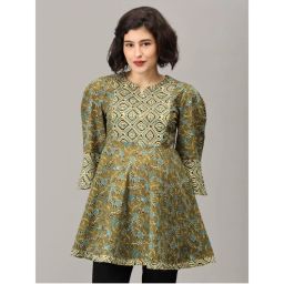 The Mom Store Mehendi Nights Maternity and Nursing Short Kurti-picture-26