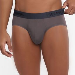 FREECULTR Men Grey Solid 3X Anti-Microbial Air-Soft Micromodal Basic Briefs FC-XT-B-SG-image-18