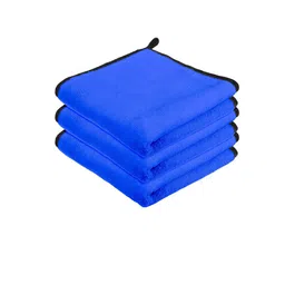 Kuber Industries Set of 3 Blue 400 GSM Kitchen Towels-25
