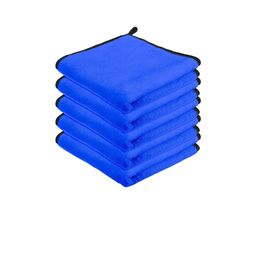 Kuber Industries 5-Pcs Blue 400 GSM Kitchen Towels-48