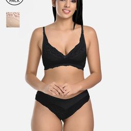 StyFun Women Pack Of 2 Self Design Lace Lingerie Set-63