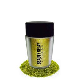 BeautyRelay London Shade Story Vivid Hue Eye Dust Sparkle Eyeshadow - Banarasi Green-46