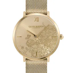 Olivia Burton Women Floral Blooms Bracelet Style Straps Reset Time Analogue Watch-image-73