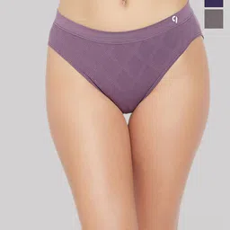 C9 AIRWEAR Pack Of 3 Self Design Seamless Quick-dry Technology Bikini Briefs-image-74