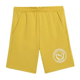 Puma Boys Brand Logo-Printed Regular Fit Cotton Shorts-35