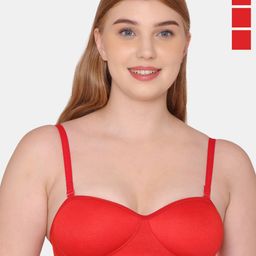 KOMLI Pack Of 3 Half Coverage All Day Comfort Super Support Balconette Bra-picture-53