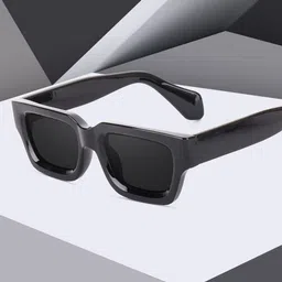 Peter Jones Eyewear Unisex Square Sunglasses With UV Protected Lens 3659B-53