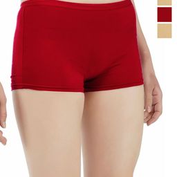 arLa APPAREL Pack Of 4 Seamless Pure Cotton Boyshorts-image-89