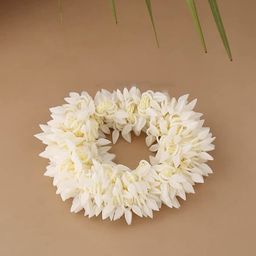 CHRONEX Set Of 2 Mogra Gajra Bun Rubber Band Scrunchie image 2