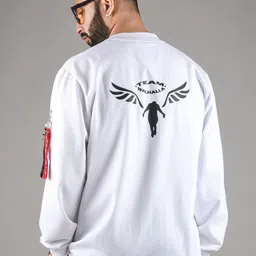 COMICSENSE Men White Anime Printed Tokyo Revengers Walhalla Classic Bomber Jacket-picture-39