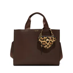 Aldo Mtl72Bag Womens Brown Satchel Bag With Detachable Strap & Two Pouches-picture-36