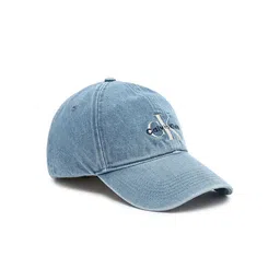 Calvin Klein Men Embroidered Baseball Cotton Denim Cap-image-98