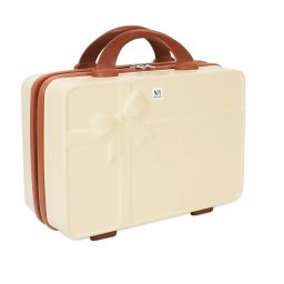 NFI Essentials Hard Shell Vanity Cases for Women Travel Cosmetic Case Organizer Beige-picture-32