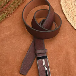 BuckleUp Men Textured Formal Belt-image-69