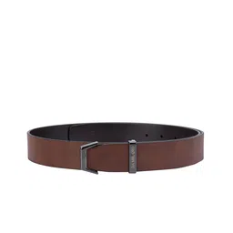 Da Milano Men Textured Leather Belt-image-38
