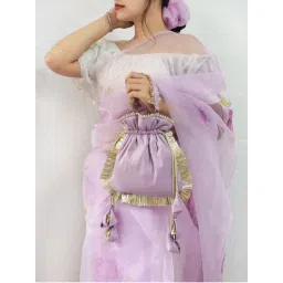Soho Boho Studio Royal classic Lilac Potli Bag-picture-0