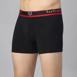 van heusen innerwear Van Heusen Men Textured Double Layer Gusset Trunks IHETR1VSBK70010 image 3