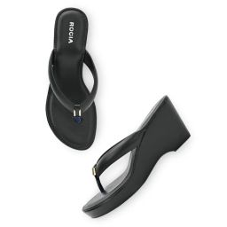 ROCIA By Regal Black Women Casual High Wedges-picture-19